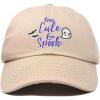 imageDALIX Halloween Hat Too Cute to Spook Womens Baseball CapKhaki