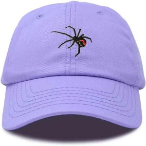 imageDALIX Black Widow Spider Hat Mens Womens Baseball CapLavender