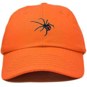 imageDALIX Black Widow Spider Hat Mens Womens Baseball CapOrange