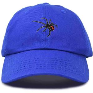 imageDALIX Black Widow Spider Hat Mens Womens Baseball CapRoyal Blue