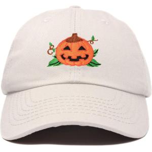 imageDALIX JackOLantern Halloween Pumpkin Hat Boys Girls Baseball CapBeige