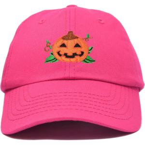 imageDALIX JackOLantern Halloween Pumpkin Hat Boys Girls Baseball CapHot Pink
