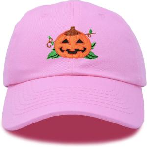 imageDALIX JackOLantern Halloween Pumpkin Hat Boys Girls Baseball CapPink
