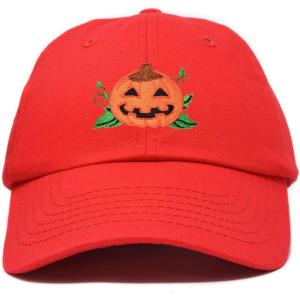 imageDALIX JackOLantern Halloween Pumpkin Hat Boys Girls Baseball CapRed