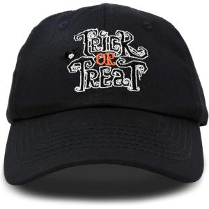 imageDALIX Trick or Treat Hat Womens Halloween Baseball CapBlack