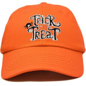 imageDALIX Trick or Treat Hat Womens Halloween Baseball CapOrange