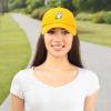 imageDALIX Ghost Embroidered Mens Womens Cotton Dad Hat Baseball Cap AdjustableGold