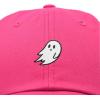 imageDALIX Ghost Embroidered Mens Womens Cotton Dad Hat Baseball Cap AdjustableHot Pink
