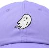imageDALIX Ghost Embroidered Mens Womens Cotton Dad Hat Baseball Cap AdjustableLavender