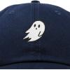 imageDALIX Ghost Embroidered Mens Womens Cotton Dad Hat Baseball Cap AdjustableNavy Blue