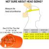 imageDALIX Ghost Embroidered Mens Womens Cotton Dad Hat Baseball Cap AdjustableOrange
