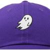 imageDALIX Ghost Embroidered Mens Womens Cotton Dad Hat Baseball Cap AdjustablePurple