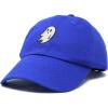 imageDALIX Ghost Embroidered Mens Womens Cotton Dad Hat Baseball Cap AdjustableRoyal Blue
