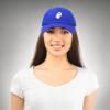 imageDALIX Ghost Embroidered Mens Womens Cotton Dad Hat Baseball Cap AdjustableRoyal Blue