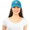 imageDALIX Ghost Embroidered Mens Womens Cotton Dad Hat Baseball Cap AdjustableTeal