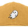 imageDALIX Ghost Embroidered Mens Womens Cotton Dad Hat Baseball Cap AdjustableWashed Gold