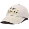 imageDALIX Happy Halloween Hat Treats Mens Womens Baseball CapBeige