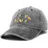 imageDALIX Happy Halloween Hat Treats Mens Womens Baseball CapBlack Vintage