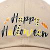 imageDALIX Happy Halloween Hat Treats Mens Womens Baseball CapKhaki