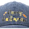 imageDALIX Happy Halloween Hat Treats Mens Womens Baseball CapNavy Blue Vintage