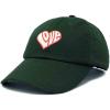 imageDALIX Love Heart Embroidered Dad Cap Cotton Baseball Cap WomenDark Green