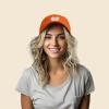 imageDALIX Love Heart Embroidered Dad Cap Cotton Baseball Cap WomenOrange
