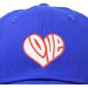 imageDALIX Love Heart Embroidered Dad Cap Cotton Baseball Cap WomenRoyal Blue