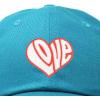 imageDALIX Love Heart Embroidered Dad Cap Cotton Baseball Cap WomenTeal
