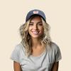 imageDALIX Love Heart Embroidered Dad Cap Cotton Baseball Cap WomenWashed Navy