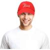 imageDALIX Matching His and Her Hat Set of 2 Couples Embroidered Baseball CapRed