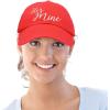 imageDALIX Matching His and Her Hat Set of 2 Couples Embroidered Baseball CapRed