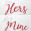 imageDALIX Matching His and Her Hat Set of 2 Couples Embroidered Baseball CapWhite