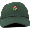 imageDALIX Womens Rose Baseball Cap Flower HatDark Green