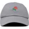 imageDALIX Womens Rose Baseball Cap Flower HatGray