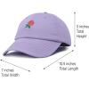imageDALIX Womens Rose Baseball Cap Flower HatLavender