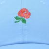 imageDALIX Womens Rose Baseball Cap Flower HatLight Blue