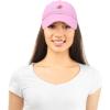 imageDALIX Womens Rose Baseball Cap Flower HatLight Pink
