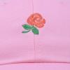 imageDALIX Womens Rose Baseball Cap Flower HatLight Pink