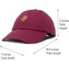 imageDALIX Womens Rose Baseball Cap Flower HatMaroon