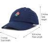 imageDALIX Womens Rose Baseball Cap Flower HatNavy Blue