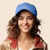 imageKpop Korean Love Snap Finger Hand Heart Hat Son Hatu Womens Embroidered Baseball CapLight Blue