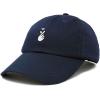 imageKpop Korean Love Snap Finger Hand Heart Hat Son Hatu Womens Embroidered Baseball CapNavy Blue