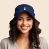 imageKpop Korean Love Snap Finger Hand Heart Hat Son Hatu Womens Embroidered Baseball CapNavy Blue