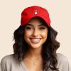 imageKpop Korean Love Snap Finger Hand Heart Hat Son Hatu Womens Embroidered Baseball CapRed