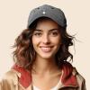 imageKpop Korean Love Snap Finger Hand Heart Hat Son Hatu Womens Embroidered Baseball CapWashed Black