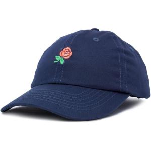 imageDALIX Womens Rose Baseball Cap Flower HatNavy Blue
