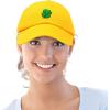 imageDALIX Four Leaf Clover Hat Baseball Cap St Patricks Day Cotton CapsGold