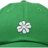 imageDALIX Four Leaf Clover Hat Baseball Cap St Patricks Day Cotton CapsKelly Green