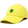 imageDALIX Four Leaf Clover Hat Baseball Cap St Patricks Day Cotton CapsMinion Yellow