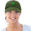 imageDALIX Four Leaf Clover Hat Baseball Cap St Patricks Day Cotton CapsOlive